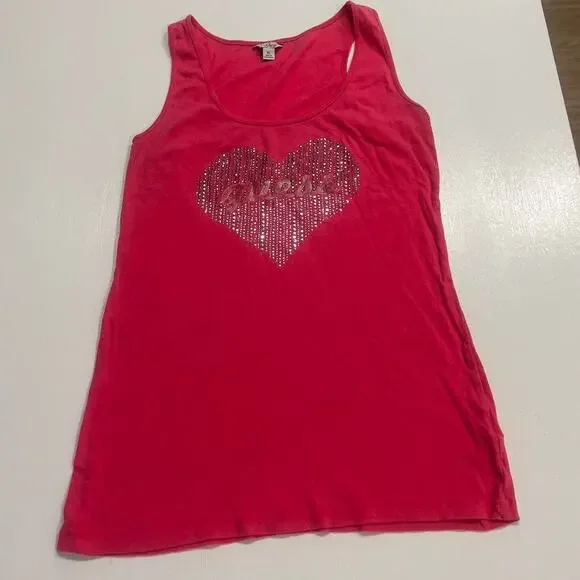 Vintage y2k guess pink sequin - Picture 2 of 5